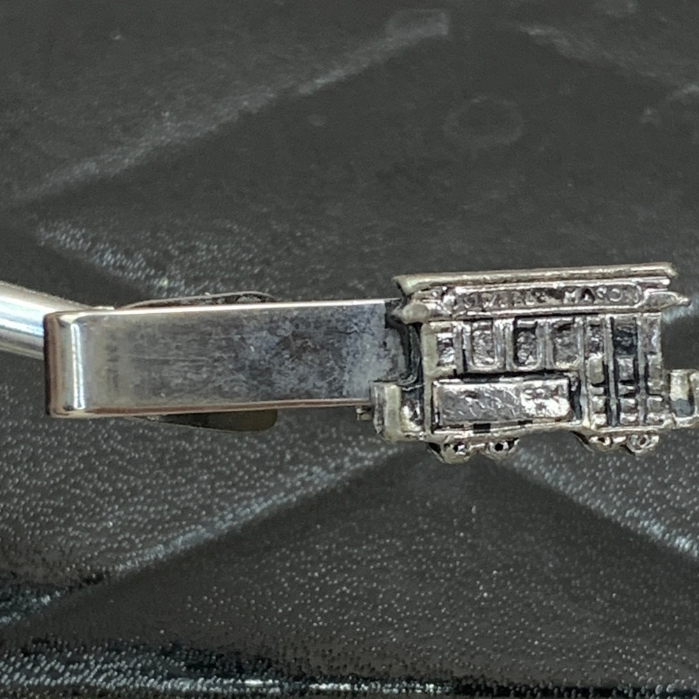 Vintage Cable Car Tie Clip Bar Trolley‎ San Francisco Mason Pat. 2853761